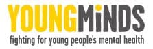 Grey and yellow Young Minds Logo